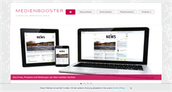 Desktop Screenshot of medienbooster.ch
